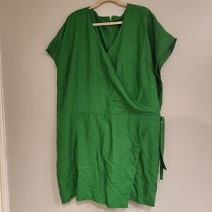 Ashley stewart linen blend shorts jumper